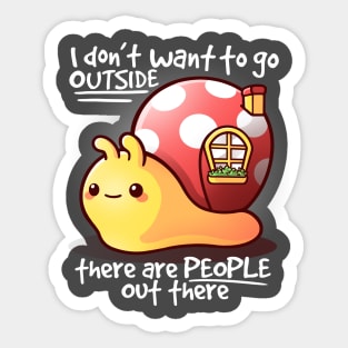 Snail sweet home Sticker